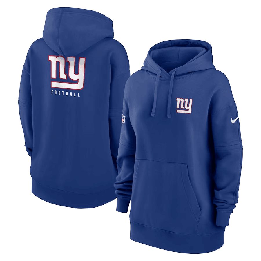Women 2023 NFL New York Giants blue Sweatshirt style 1